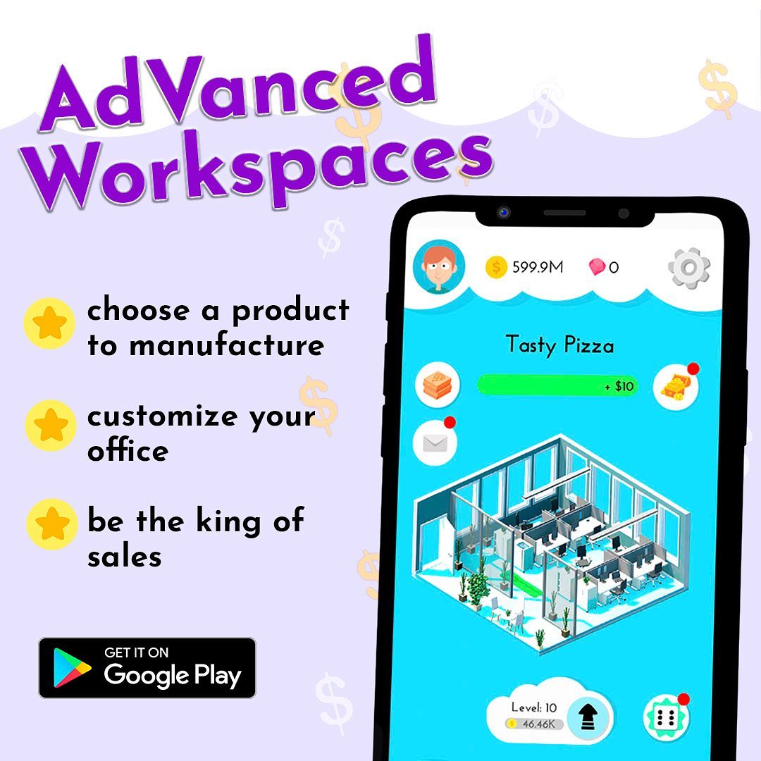 AdVanced Workspaces - Idle Office Clicker
